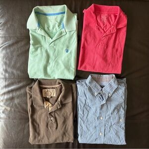 Lot of four business casual shirts